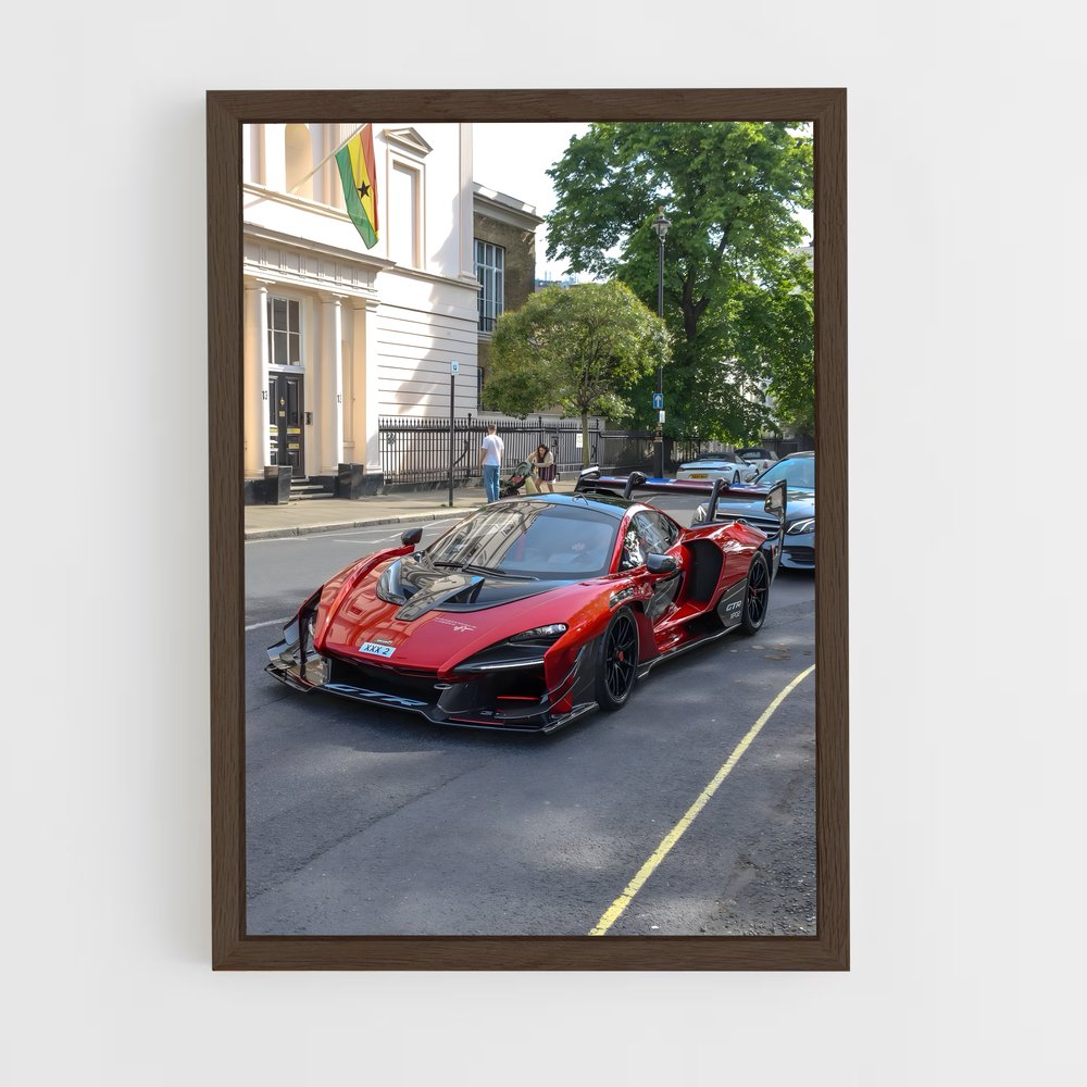 Poster GTR Senna raffiné – affiche Mclaren (vue 5)